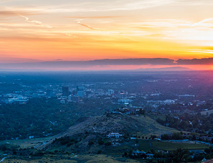 Boise, ID skyline